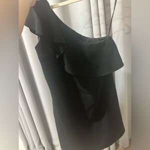 One Shoulder Black dress by French Connection
